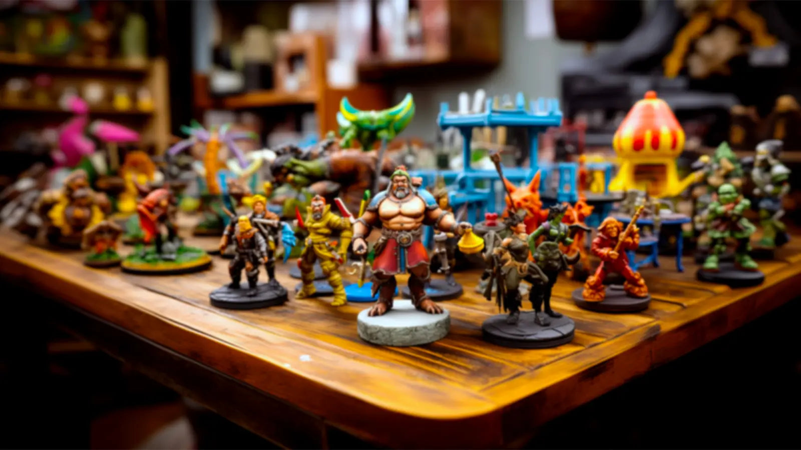 Tabletop miniatures and terrain