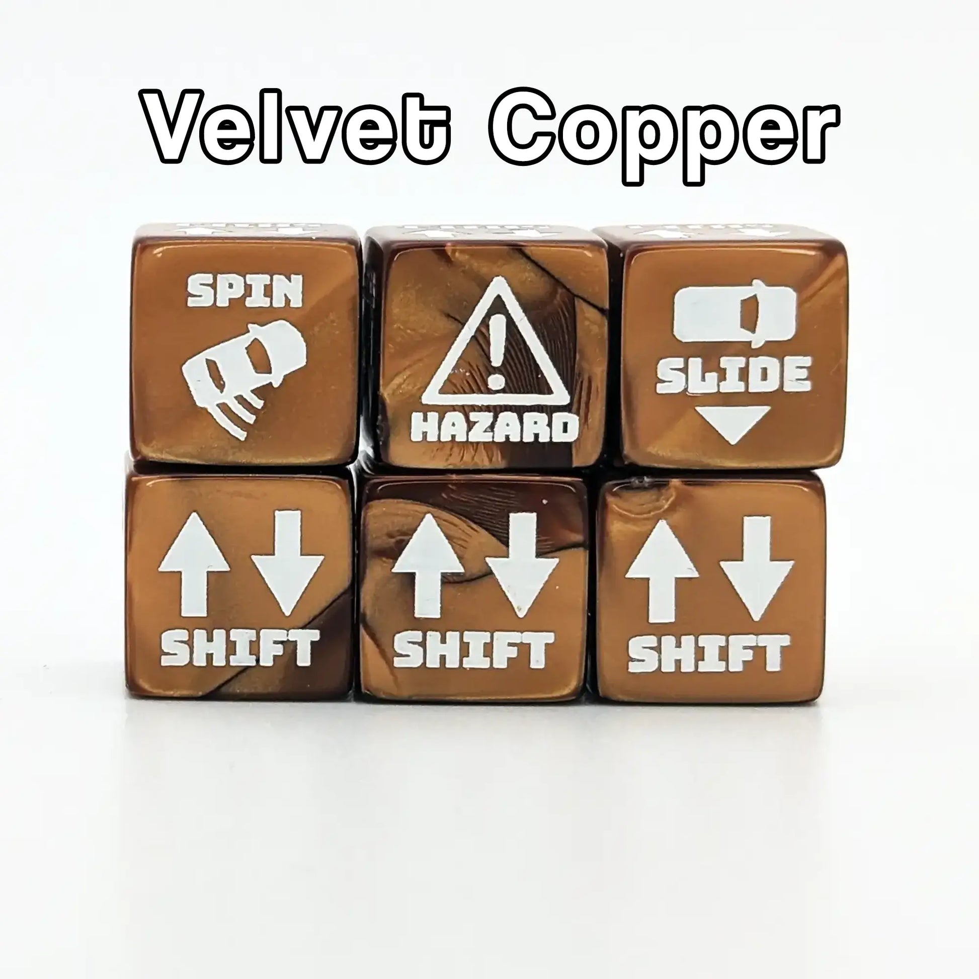 Gaslands Skid Dice - Copper