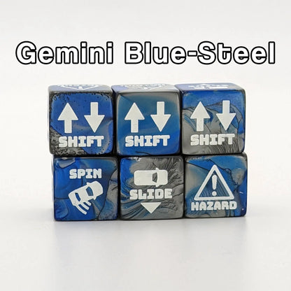 Gaslands Skid Dice - Blue